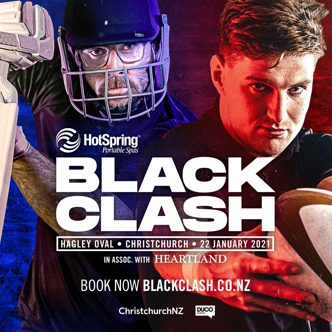 The Black Clash is BACK at Hagley Oval Hagley Oval