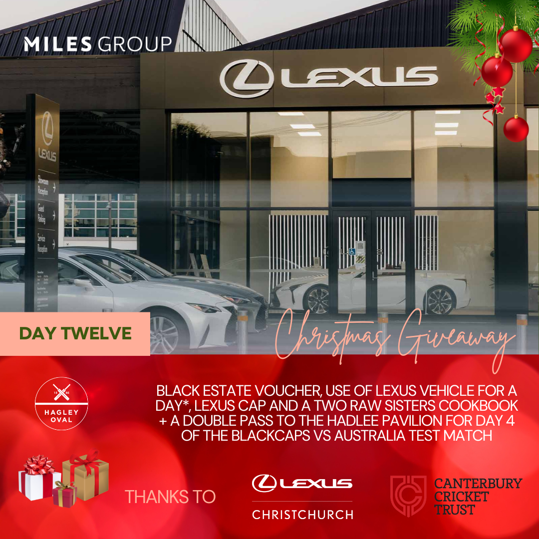 Hagley Oval 12 Days of Christmas Giveaway