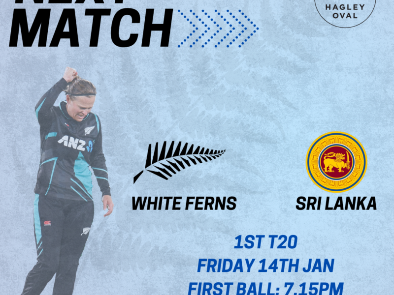 NEXT HOME MATCHES: INTERNATIONAL T20’S – 14TH & 16TH MARCH