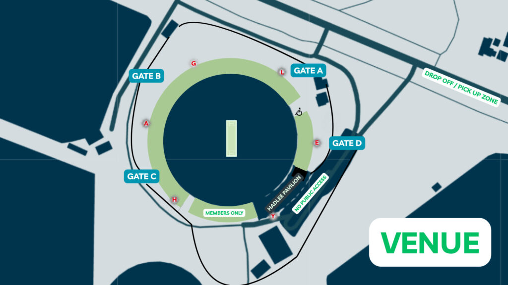 Hagley Oval Venue Maps