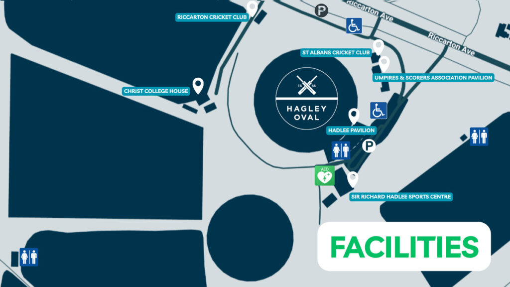 Facilities Map Hagley Oval