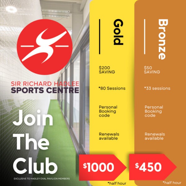Sir Richard Hadlee Sports Centre membership add on
