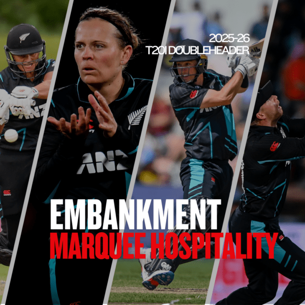 White Ferns vs South Africa | Black Caps vs South Africa, T20I Double Header :: 25 March 2026 : Embankment Marquee Hospitality