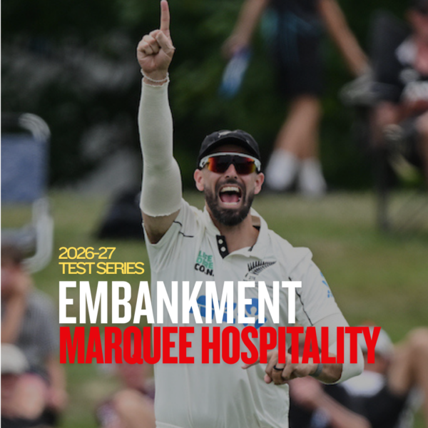 Black Caps vs India Test : 27 November 2026 : Embankment Marquee Hospitality